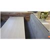 Image 19 : Qty 2 Wooden Tables (87"x29.5") w/ Upholstered Bench Seats, Cushions & Long Modular Bench Seating
