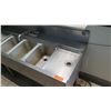Image 2 : Perlick 3-Compartment Sink w/ 2 Drainboards NSF D058023 (60"x24"x35.5"H)