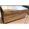 Image 1 : Stainless Prep Table w/ Distressed Wood Casing 80.5"x37"x37"H