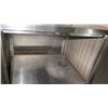 Image 8 : Stainless Steel Prep Table w/ Backsplash & Cabinet 28.5"x34.5"x35"H