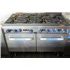 Image 1 : Imperial 8-Burner Natural Gas Range w/ Dual Ovens, Model IR-8 (48"W, 41"H)