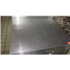 Image 2 : Stainless Steel Prep Table w/ Backsplash & Cabinet 35.5"x30.5"x35.5"H