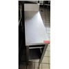 Image 2 : Narrow Stainless Steel Prep Table w/ Backsplash & Undershelf 13"x36"x37"H