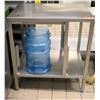Image 1 : Stainless Steel Square Prep Table w/ Undershelf 22"x36"x34"H