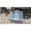 Image 2 : Black Metal 3-Drawer File Cabinet 14.5"x18"x27.5"H