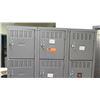 Image 2 : Gray Metal Locker Unit w/ 18 Compartments, 36"x12"x78"H