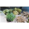 Image 2 : Qty 6 Potted Faux Plants