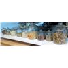 Image 1 : Qty 9 Misc Canisters w/ Lids