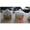 Image 2 : Qty 4 Misc Canisters w/ Lids