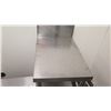 Image 2 : Narrow Stainless Steel Prep Table w/ Backsplash & 2 Undershelves 15"x24"x36"H