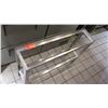 Image 2 : Stainless Steel 2-Tier Holding Rack 34" x 8.5" x 24"H