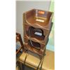 Image 2 : Qty 2 Wooden High Chairs & 3 Booster Seats