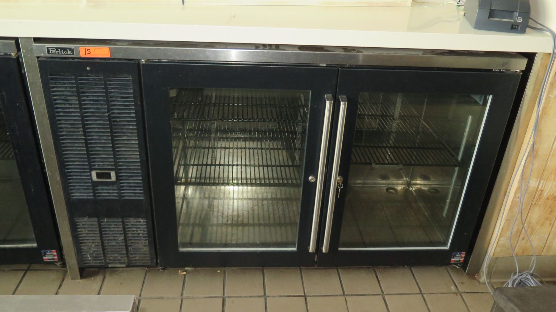 Perlick BBS60 Back Bar GlassDoor Refrigerator