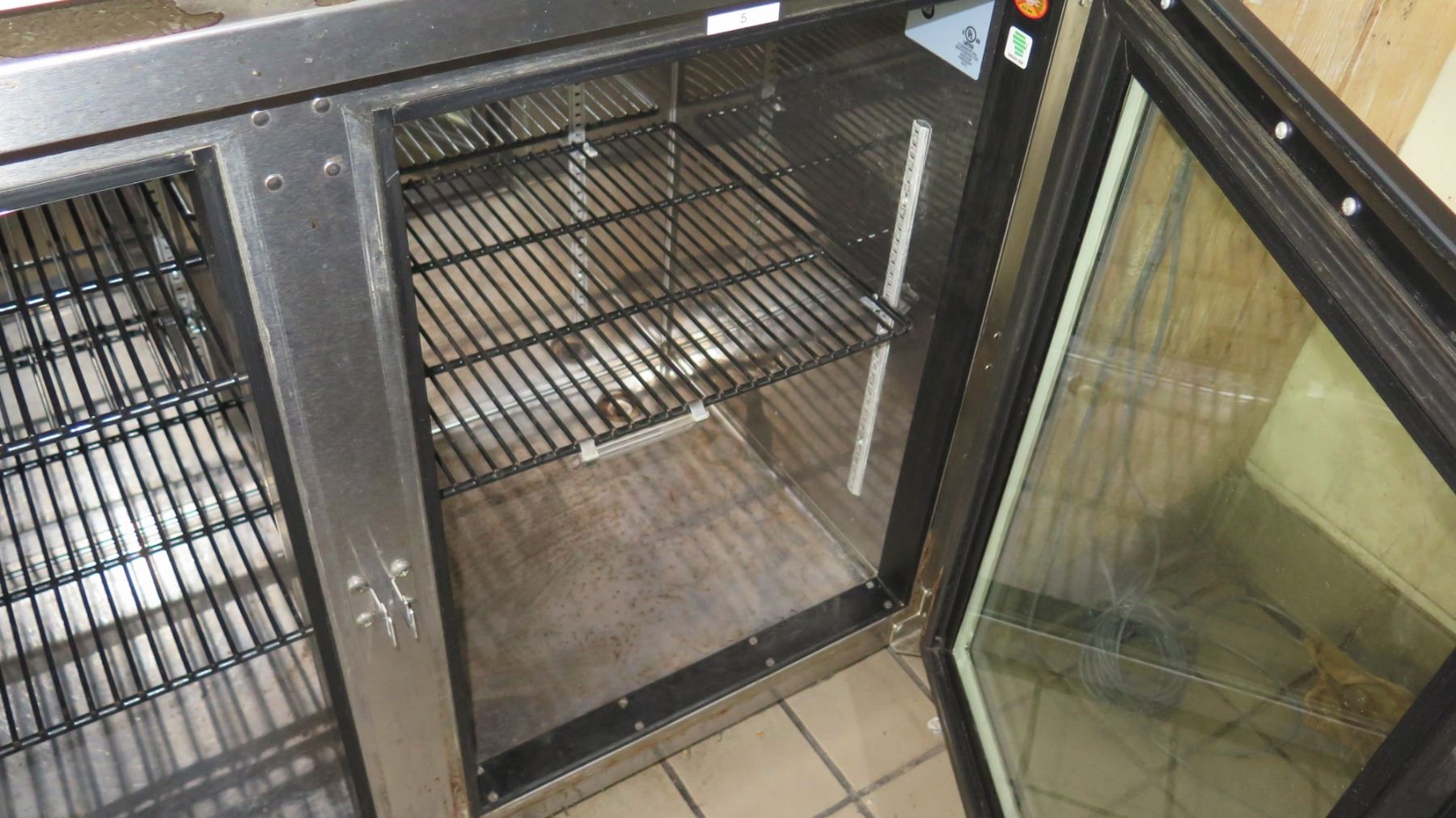 Perlick BBS60 Back Bar GlassDoor Refrigerator