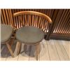 Image 2 : Qty 3 Misc. Wooden Chairs w/ Cushions