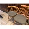 Image 4 : Qty 3 Misc. Wooden Chairs w/ Cushions