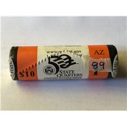 10 Dollar Roll US Mint Arizona P State Quarters