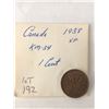 Image 1 : 1938 Canada 1 Cent Extra Fine Grade