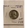 Image 1 : 1957 D Washington Silver Quarter Nice Early US Coin