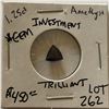 Image 1 : Investment Quality 1.25 Carat Amethyst Trilliant Cut Tested Natural