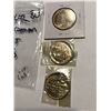 Image 2 : Complete PDS BU 1946 Silver Booker Half Dollar Set 3 Coins