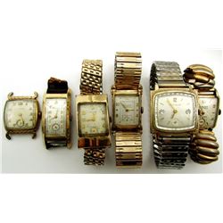 VINTAGE WATCHES GRUEN BULOVA ELGIN