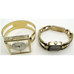 2-LADIES 17 J FASHION WRIST WATCHES