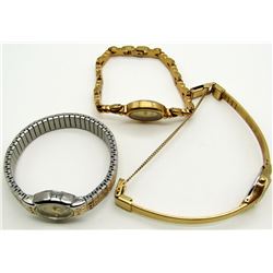 3- LADIES DRESS WRIST WATCHES