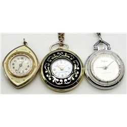 3-PENDANT WATCHES; BERCONA,