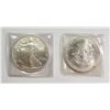 Image 1 : 1991 & 2007 .999 SILVER EAGLES U.S. $1 COINS