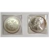 Image 2 : 1991 & 2007 .999 SILVER EAGLES U.S. $1 COINS