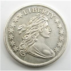 1 OZT .999 SILVER DRAPED BUST DESIGN