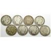 Image 1 : 8 BARBER HALF DOLLARS CIRCS