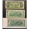 Image 2 : 3- $2 NOTES; 1976 with STAMPS;