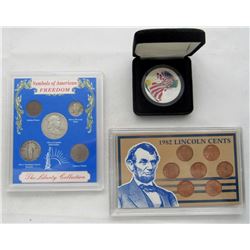 1999 COLORIZED AM SILVER EAGLE;