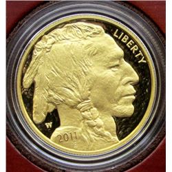2011 AMERICAN BUFFALO 1 OZ. GOLD $50 PROOF .9999