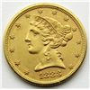 Image 1 : 1883 $5 GOLD LIBERTY HALF EAGLE