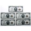 Image 1 : 5 CONSECUTIVE SER # $100 NATIONAL CURRENCY