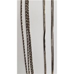 2-STERLING NECKLACES/CHAINS LONG!