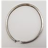 Image 2 : STERLING BANGLE WITH CLASP ENCLOSURE.