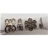 Image 1 : 4-STERLING RINGS DIFFERENT DESIGNS