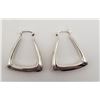 Image 1 : PAIR OF STERLING DANGLY EARRINGS
