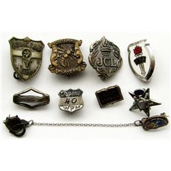 RANDOM LOT OF SILVER PINS