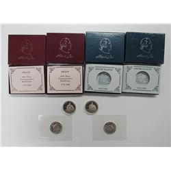 4-1982 WASHINGTON COMMEM HALF DOLLARS
