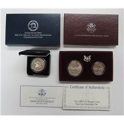 1992 CONSTITUTION 2 COIN SET UNC;