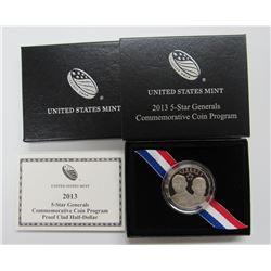 2013 5 STAR GEN. COMMEM PRF CLAD 50c