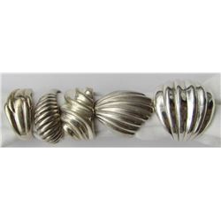 5-STERLING SILVER RINGS WITH