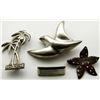 Image 1 : 4-STERLING SILVER PENDANTS.