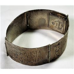 STERLLING MEXICO PANCEL BRACELET
