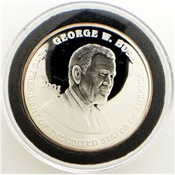 2001 .999 SILVER BUSH INAUGURATION